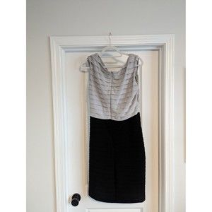 Womens Scarlett Nite  Plus Size Dress Size 16 BALCK AND GRAY